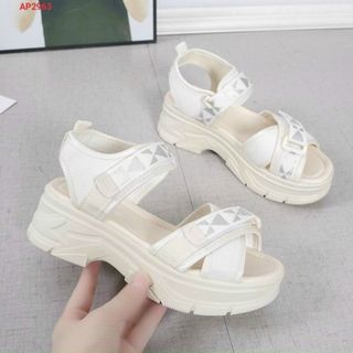 Sandal nữ đế bánh mỳ quai chéo siêu đẹp