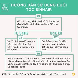 Dầu Gội Duỗi Tóc Tại Nhà SinHair Giúp Tóc Thẳng Mượt, Nhanh Gọn Tiện Lợi