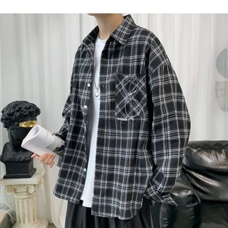 ÁO SƠ MI TRƠN SỌC ĐEN