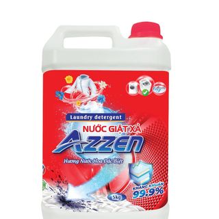 Nước giặt xả Azzen đậm đặc hương nước hoa 5kg giá sỉ