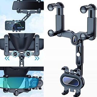 Giá đỡ điện thoại kẹp gương ô tô, giá đỡ điện thoại ô tô