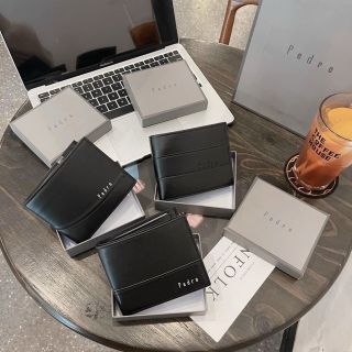 [Fullbox+Túi giấy] Ví nam pedro dáng ngang da mềm nhiều ngăn, có ngăn khoá kéo