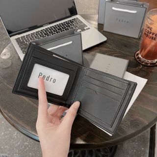[Fullbox+Túi giấy] Ví nam pedro dáng ngang da mềm nhiều ngăn, có ngăn khoá kéo