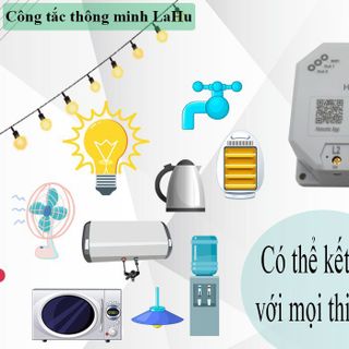 Công Tắc Thông Minh Hunonic LaHu 2 Kênh (500W/1kênh)