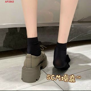 Giày lười nữ buộc dây cá tính