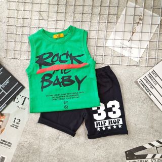 Bộ sát nách be trai cotton