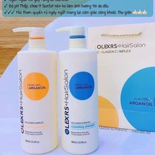 Combo Gội Xả, Ủ Tóc Olexrs Hair Salon Phục hồi Tóc chống Rụng Kích Thích Mọc Tóc - 500ml-960ml