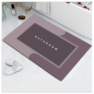 Thảm chùi chân Hút Nước Siêu Thấm - Thảm Lau Chân Siêu Mềm Siêu Dày, đế cao su chống trượt (40 * 60 cm) nhà bếp, phòng tắm, phòng ngủ, phòng khách - thảm silicon giá sỉ