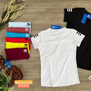 Áo nữ lOGO cổ tim Áo Thun Thể Thao Siêu Đẹp Giá Sỉ, Hàng Đẹp