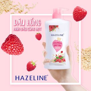 SỮA TẮM HAZELINE YẾN MẠCH DÂU TẰM CHAI 1KG