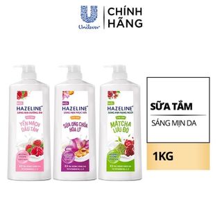 SỮA TẮM HAZELINE YẾN MẠCH DÂU TẰM CHAI 1KG