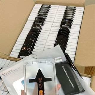 Kính Cường Lực Iphone Tự Dán Tự Hút Bụi - Có Khung Tự Dán - Có Màng Bảo Vệ Loa Bán buôn- bán sỉ