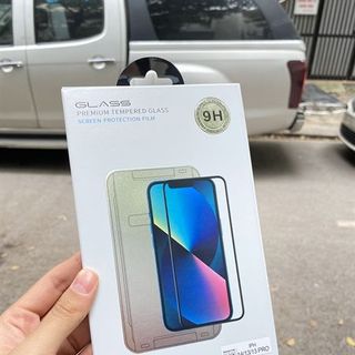 Kính Cường Lực Iphone Tự Dán Tự Hút Bụi - Có Khung Tự Dán - Có Màng Bảo Vệ Loa Bán buôn- bán sỉ
