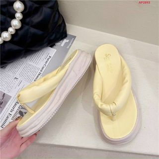 Dép Xỏ Ngón quai phồng Đế Dày đẹp