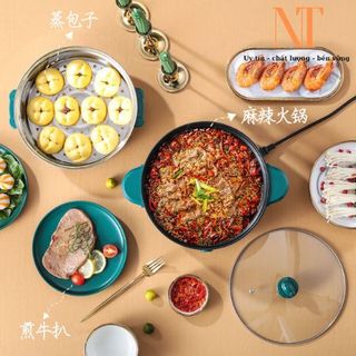 nồi lẫu điện đa năng 2 tầng 28cm