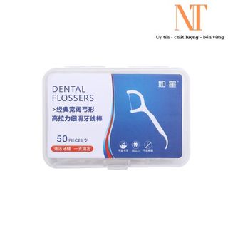 HỘP 50 CÂY TĂM NHA KHOA TIỆT TRÙNG