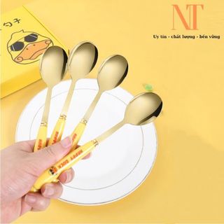 Set 6 thìa inox vịt vàng DUCK kèm hộp