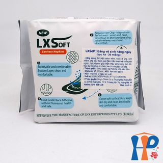 Băng vệ sinh ban ngày cánh ẩn Bạc Hà Mát Lạnh LXSoft Fresh Ice Cool Cottony Day Invisible Wings Surface Sanitary Napkins 8M (thoáng khí, siêu thấm hút) Hani Peni