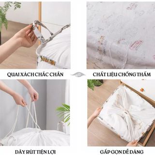 Túi Đựng Quần Áo 100l Có Dây Rút