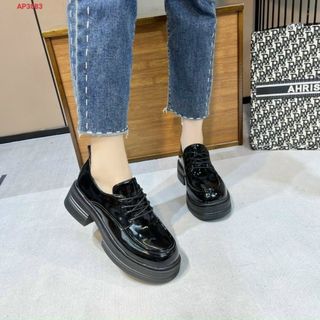 Giày lười nữ buộc dây đế cao siêu đẹp AP30