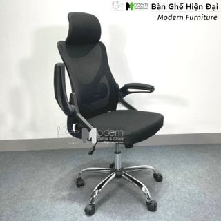 Ghế lưới văn phòng có tựa đầu tay điều chỉnh nâng hạ CM4519-M – Bàn Ghế Hiện Đại