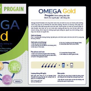 Sữa Omega Gold Progain 900gr