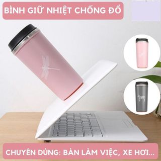 Ly giữ nhiệt inox, chống đổ 350ml