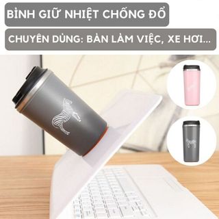 Ly giữ nhiệt inox, chống đổ 350ml