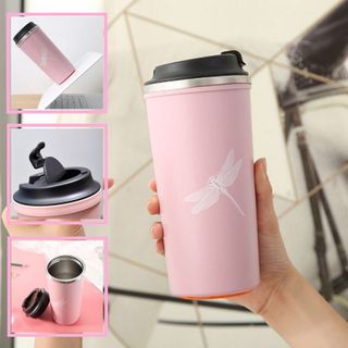 Ly giữ nhiệt inox, chống đổ 350ml