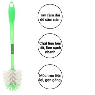 Cọ toilet đầu tròn