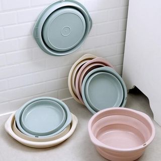 Thau nhựa gấp gọn 12x25cm
