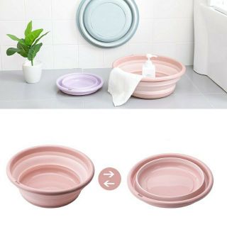 Thau nhựa gấp gọn 12x25cm