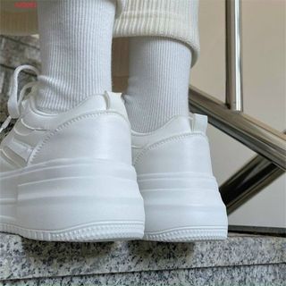 Giày thể thao nữ trắng da mềm AP30