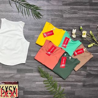 Croptop sát nách vạt bầu 2 lớp Thể Thao Siêu Đẹp Giá Sỉ, Hàng Đẹp