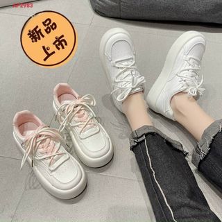 giày thể thao nữ màu trắng đế thấp êm chân