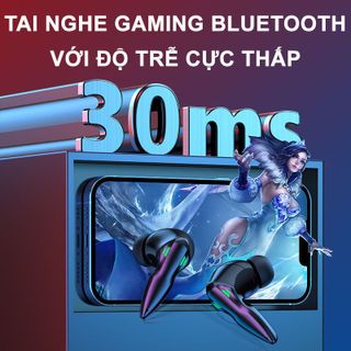 Tai Nghe Gaming H03 Bluetooth 5.3 TWS Tai Nghe Chơi Game Không Dây Có Mic Tai Nghe Nhét Tai Mũ 3 - Độ Trễ Cực Thấp