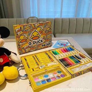 HỘP MÀU VẼ VALI VỊT VÀNG G.DUCK 67 CHI TIẾT CHO BÉ