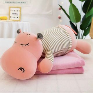 Chăn Kèm Gối 2in1 Hà Mã