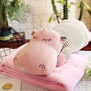 Chăn Kèm Gối 2in1 Hà Mã