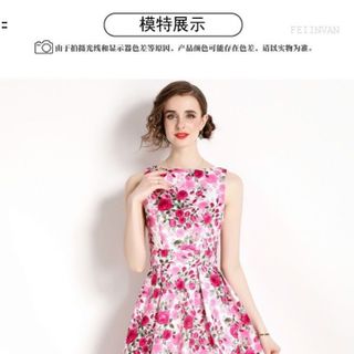 Đầm bigsize gấm hoa cao cấp DR D96649