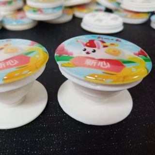 Pop Socket , Giá đỡ chống lưng điênn thoại in logo theo yêu cầu
