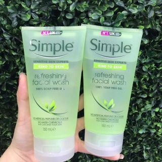 Sữa rửa mặt Sim   ple giá sỉ