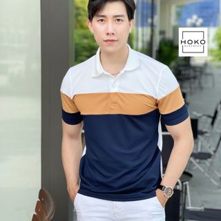 ÁO THUN NAM CỔ BẺ, POLO NAM VẢI CÁ SẤU CAO CẤP