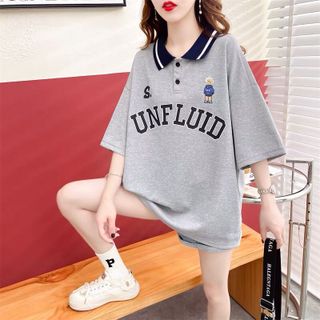 Áo thun POLO form rộng - phông nam nữ cotton oversize - Polo UNFEUID - Xưởng thời trang Calyn
