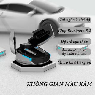 Tai Nghe Gaming Bluetooth 5.3 JX-20 TWS Tai Nghe Chơi Game Không Dây Có Mic Tai Nghe Nhét Tai Siêu Xe - Độ Trễ Cực Thấp