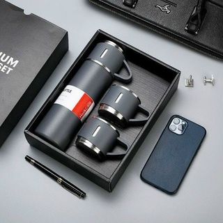 Set Bình Giữ Nhiệt Kèm Ly