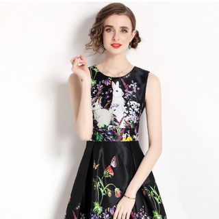 Đầm trung niên bigsize gấm lụa cao cấp DR D97468