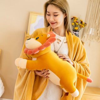 Chăn Gối Hình Sư Tử