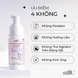 Combo dung dịch vệ sinh dành nam và nữ da nhạy cảm stillU hương tươi mát 100ml