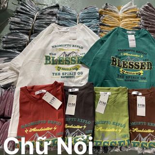 Lô áo thun fom rộng cotton khô hàng đẹp giá tốt sẵn sll